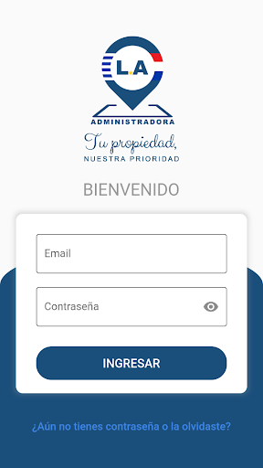 Android application LA Administradora screenshort