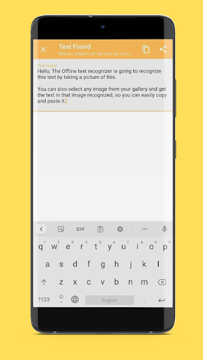 Text Recognition | Offline OCR Screen 3