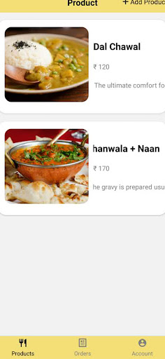 Chefftin Seller Screen 2