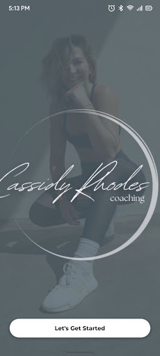 Android application Cassidy Rhodes Coaching screenshort