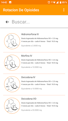 Opioid Calculator Screen 2