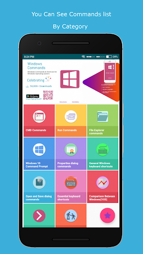 CMD Commands Guide & Shortcuts Screen 2