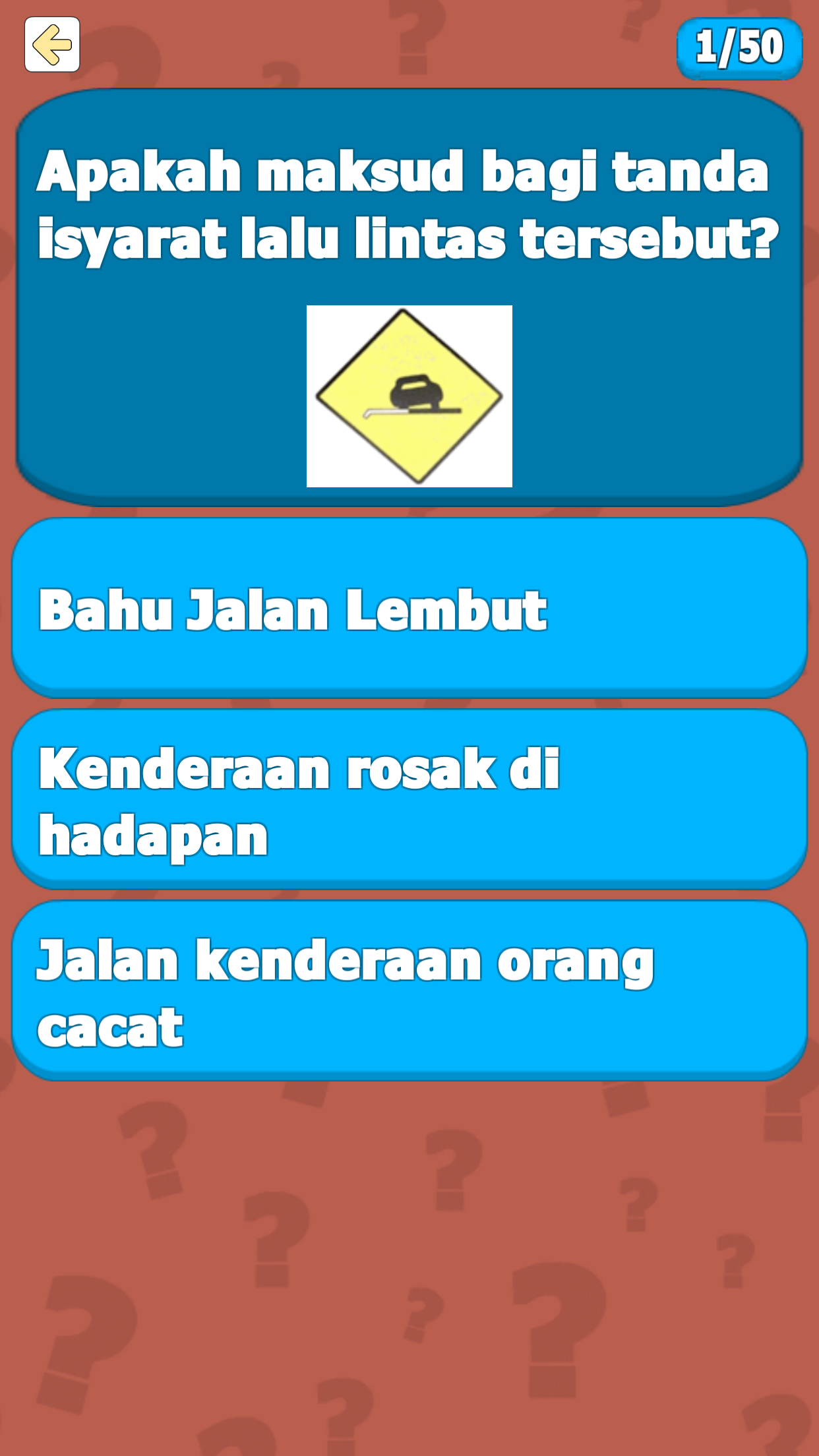 Ujian KPP - Lesen Memandu Screen 3
