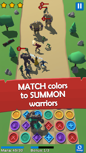 Match 3 RPG Puzzle Battle Game Screen 2