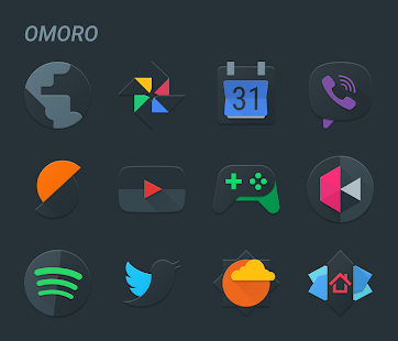 Omoro - Icon Pack Tangkapan layar