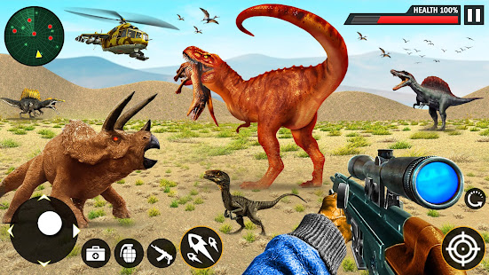 Wild Dinosaur Hunting Games screenshots 2