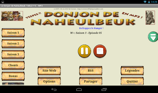 TABLETTE: Donjon de Naheulbeuk Screenshot 1 - AppWisp.com