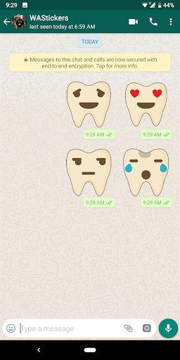 Teeth Sticker for WhatsApp Screen 3