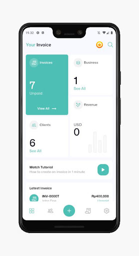 Android application Your Invoice screenshort