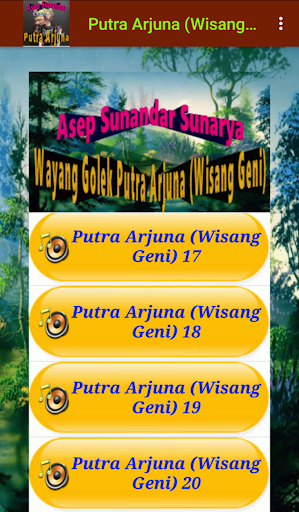 Putra Arjuna Wayang Golek Screen 3
