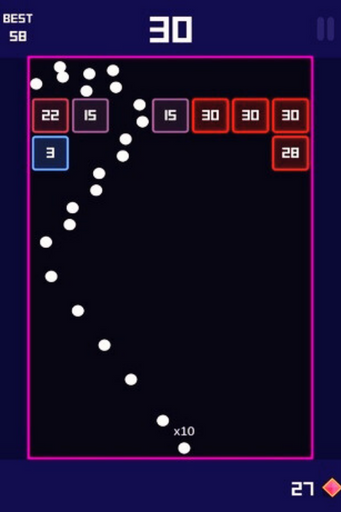 Bricks Breaker Basic Screenshot