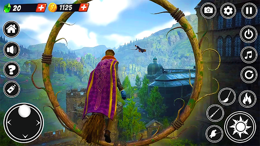 Flying Broom Adventure Game 3D