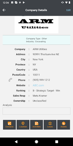 Vizybility CRM Mobile Screen 3