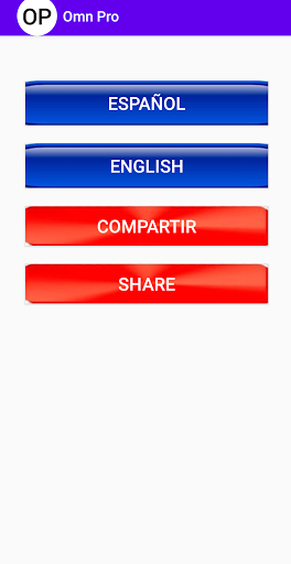 Android application Omn Pro screenshort