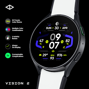 Vision 2: Digital Watch Face