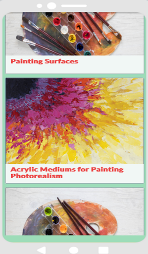 Acrylic Paintings Tutorial Screen 2