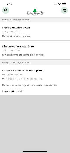 Android application Frödinge Hällerum screenshort