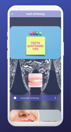 teeth whitening screenshot