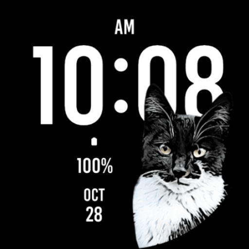 Cat Watch Face Logo