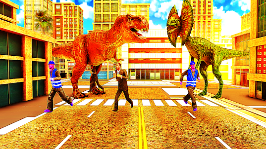 Dino City Attack Rampage Games