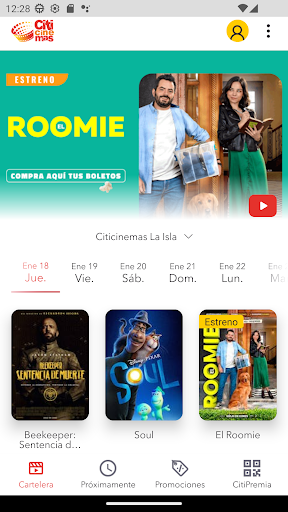 Android application Citicinemas screenshort