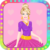 Princess and new look,dress up icon