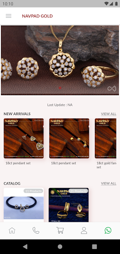 Navpad Gold – CZ Gold Jewelry Screen 2