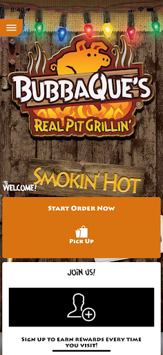Android application BubbaQue's BBQ screenshort