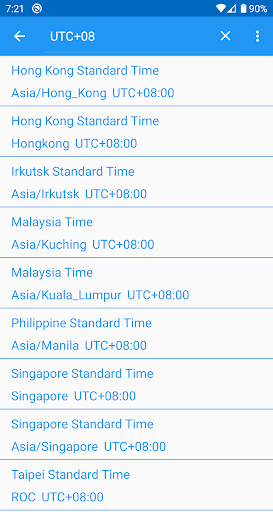 Cron - Time Zone Converter Screen 2