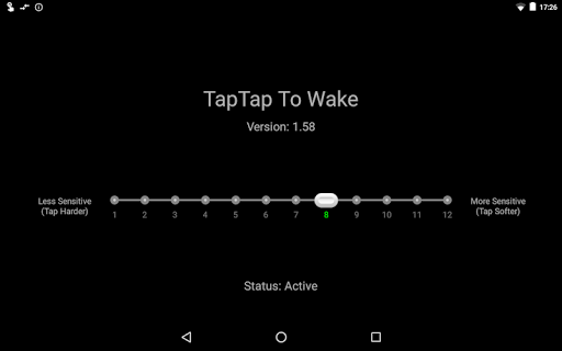 Android application TapTap To Wake screenshort