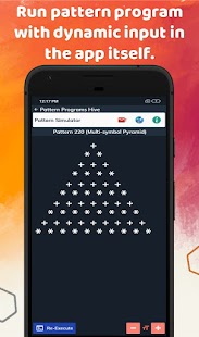 Pattern Programs App Screenshot