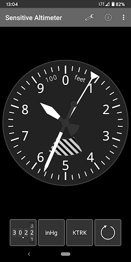 Android application Sensitive Altimeter screenshort