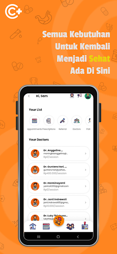 Android application cekcepat dokter screenshort