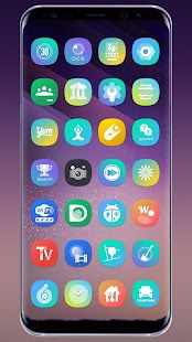 Kleur S8 - Schermafbeelding Icon Pack
