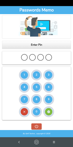 Passwords Mobile Manager Screen 3