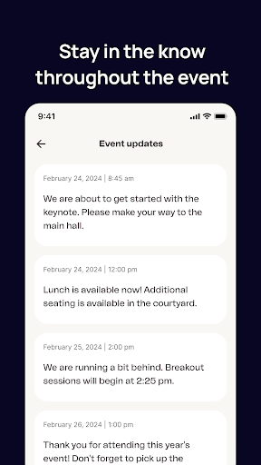 Android application FBC Events screenshort