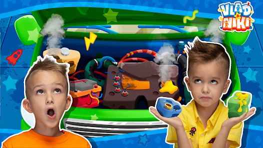 Vlad e Niki. Jogo Kids Car Service. Pintar, lavar e consertar carros. Jogos  para meninos e meninas de 3, 4, 5, 6 anos::Appstore for Android