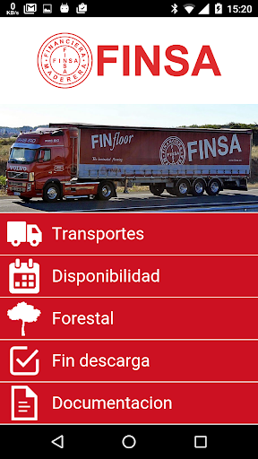 Finsa Route Screen 2