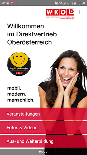 Android application Direktvertrieb Oberösterreich screenshort