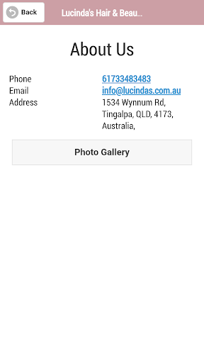 Lucindas Hair & Beauty Screen 3