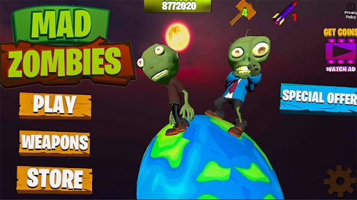 Android application Mad Zombies screenshort