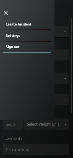 Android application AMT: Launch screenshort