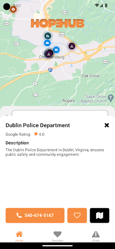 HopeHub Screen 2