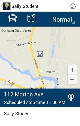 Android application NX Charter School Bus Tracker screenshort