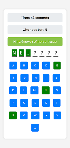 Orthopedic Words Game Screen 2