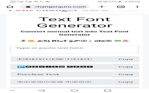 Fontguru Screen 2