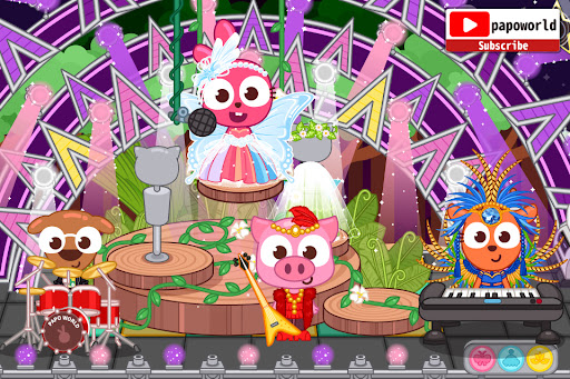 Papo Town: Поп-звезда Скриншот Игры для Android 1
