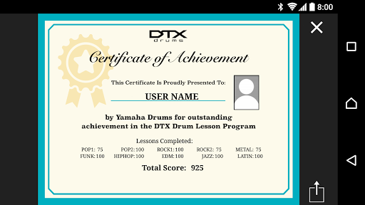 Screenshot of DTX402 Touch