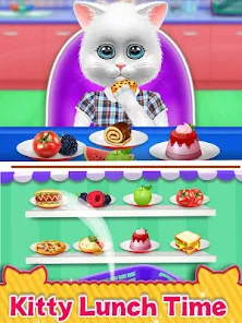 Cat Care Game Online free for Kids,Girls,cute kitty virtual pet games for  mobile Android Phone,tablet play