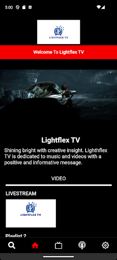 Android application Lightflex TV screenshort